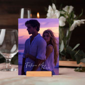 Paarse Rozen Foto Vrijgezellenfeest Tabel Nummer K Kaart