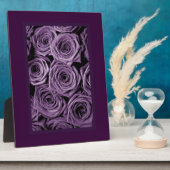 Paarse Rozen Fotoplaat (Zijkant)