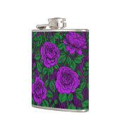 Paarse rozen heupfles (Links)