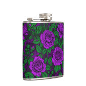 Paarse rozen heupfles (Rechts)