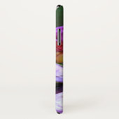 Paarse Rozen Hoesje-Mate Apple iPhone X Hoesje (Achterkant / rechts)