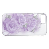 Paarse Rozen iPhone Case (Achterkant (Horizontaal))