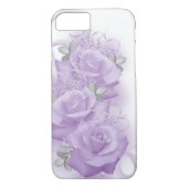 Paarse Rozen iPhone Case (Achterkant)