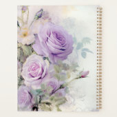 Paarse Rozen Junk Journal Illustration Classic Planner (Achterkant)