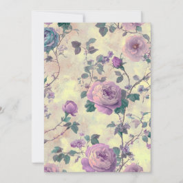 Paarse Rozen Kaart