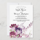 Paarse Rozen Kaart (Voorkant)