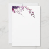 Paarse Rozen Kaart (Achterkant)