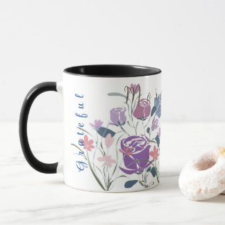 Paarse Rozen KoffieMok Mok
