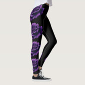 Paarse rozen leggings (Rechts)