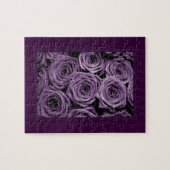 Paarse Rozen Legpuzzel (Horizontaal)