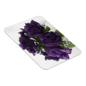 PAARSE ROZEN MAGNEET (Rechterzijde)