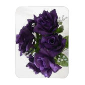 PAARSE ROZEN MAGNEET (Verticaal)