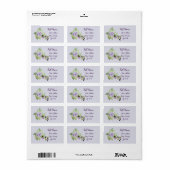 Paarse rozen met mauve etiket (Full Sheet)