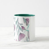 Paarse rozen mok (Midden)