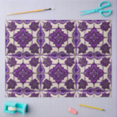 Paarse Rozen Mooi Modern Collectie Tissuepapier (Craft)