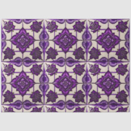 Paarse Rozen Mooi Modern Collectie Tissuepapier