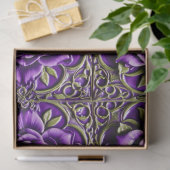 Paarse Rozen Mooi Populair Collectie Tissuepapier (Geschenk)