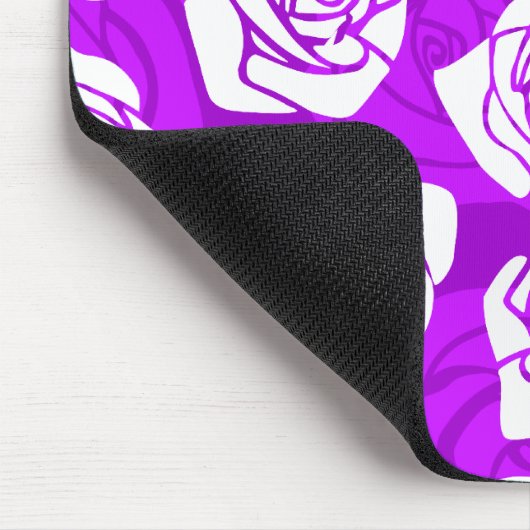  paarse rozen Mousepad Muismat (Hoek)