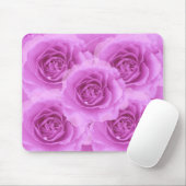 Paarse Rozen Mousepad Muismat (Met muis)