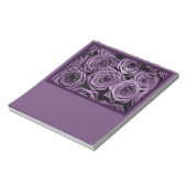 Paarse Rozen Notitieblok (Linkerzijde)