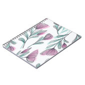 Paarse rozen notitieboek (Linkerzijde)