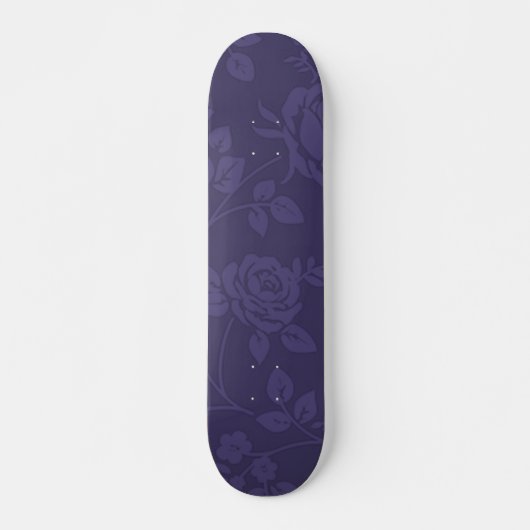 Paarse Rozen Persoonlijk Skateboard (Voorkant)