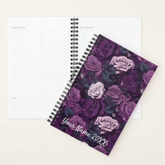 Paarse Rozen Planner (Display)