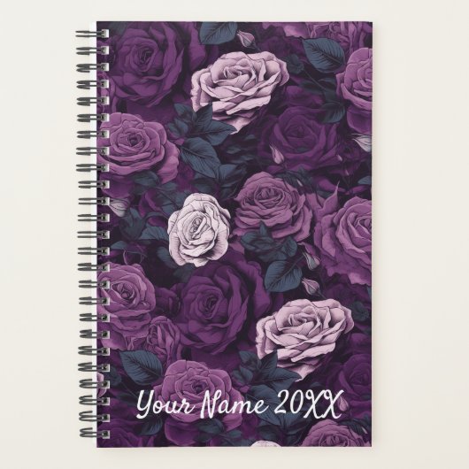 Paarse Rozen Planner (Voorkant)