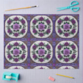 Paarse Rozen Populair Mooi Collectie Tissuepapier (Craft)