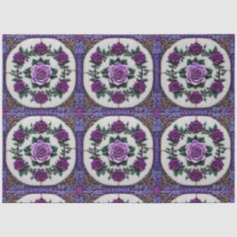 Paarse Rozen Populair Mooi Collectie Tissuepapier