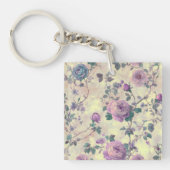 Paarse Rozen Sleutelhanger (Voorkant)