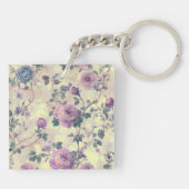 Paarse Rozen Sleutelhanger (Achterkant)
