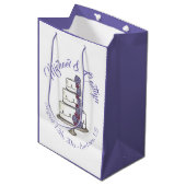 Paarse Rozen - Snoepbeertje Medium Cadeauzakje (Voorkant Gekanteld)