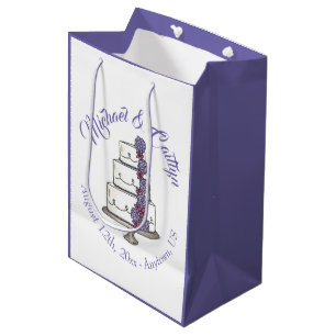 Paarse Rozen - Snoepbeertje Medium Cadeauzakje