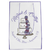 Paarse Rozen - Snoepbeertje Medium Cadeauzakje (Achterkant)