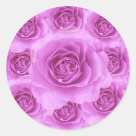 Paarse Rozen Sticker