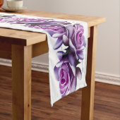 Paarse Rozen Table Runner Korte Tafelloper (Voorbeeld)