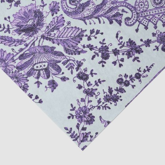 Paarse Rozen Tissuepapier (Detail)