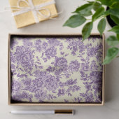 Paarse Rozen Tissuepapier (Geschenk)