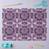 Paarse Rozen Trendy Mooi Collectie Tissuepapier (Craft)