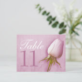 Paarse rozen trouwtafel nummer 10-39 kaart (Staand voorkant)