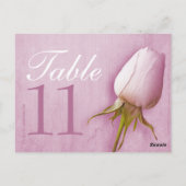 Paarse rozen trouwtafel nummer 10-39 kaart (Achterkant)