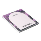 Paarse Rozen tuin Notitieblok (Schuin)