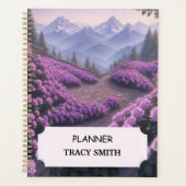 Paarse Rozen tuin Planner (Voorkant)