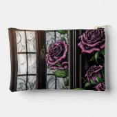 Paarse rozen van het raam - gothische stijl etui (Achterkant)