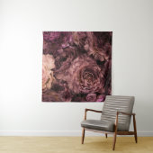 Paarse Rozen: Verse Boeket Textuur Wandkleed (In situ)
