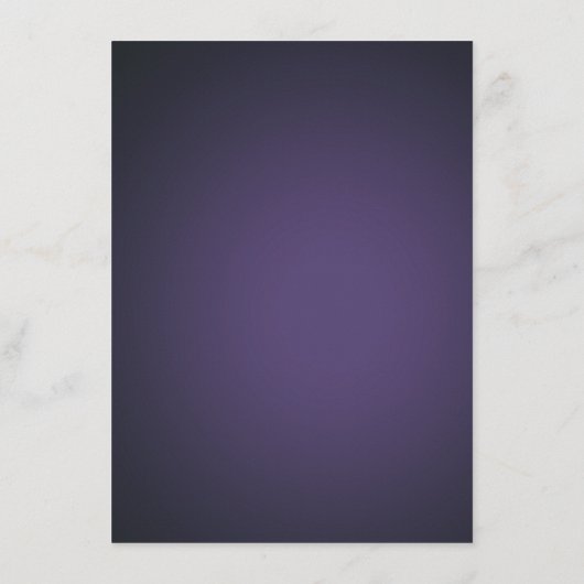 Paarse rozen Violet Gold Lijst Menu (Achterkant)