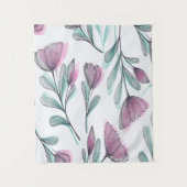 Paarse rozen wandkleed (Voorkant)