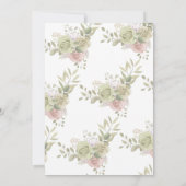 Paarse Rozen Weddenschap Jubileum Renewal Vows Kaart (Achterkant)