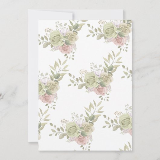 Paarse Rozen Weddenschap Jubileum Renewal Vows Kaart (Achterkant)